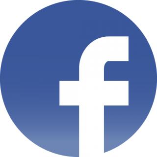 Circular Facebook icon