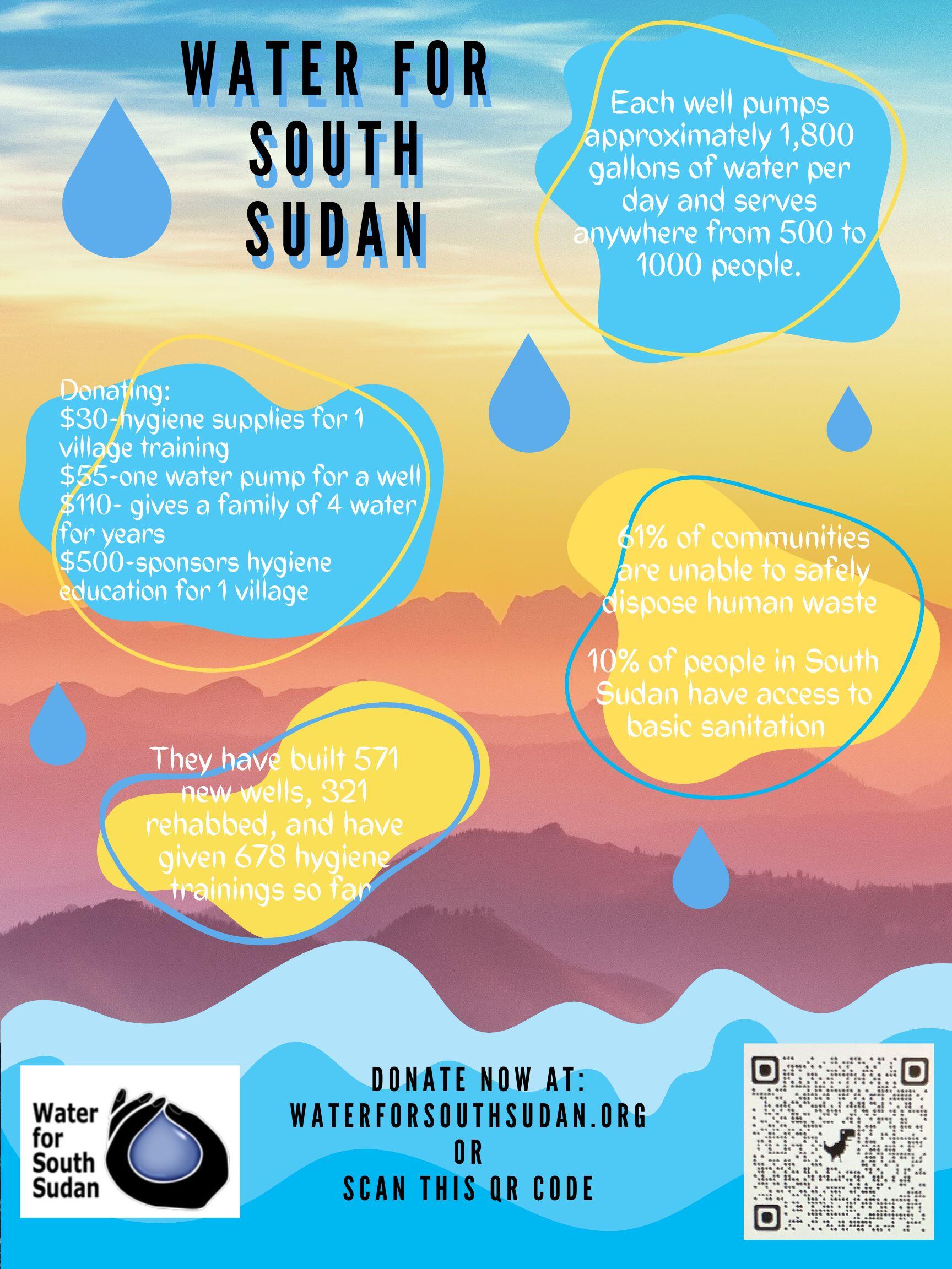 Second winner in the Water for South Sudan poster contest